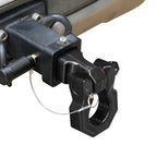 New Black 15ton Heavy Duty 40CR Steel Trailer Hitch Rescue Arm 5x5cm Square Tube Retrofit Parts Car Tow Hook Accessories 1