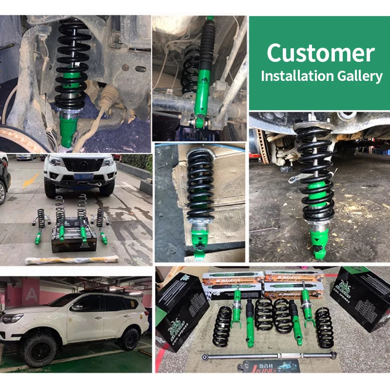 High Quality Metal Front/Rear Adjustable 9-Stage Damping Shock Absorber Assembly Haval H9 Car Suspension Kit 12-Month 6