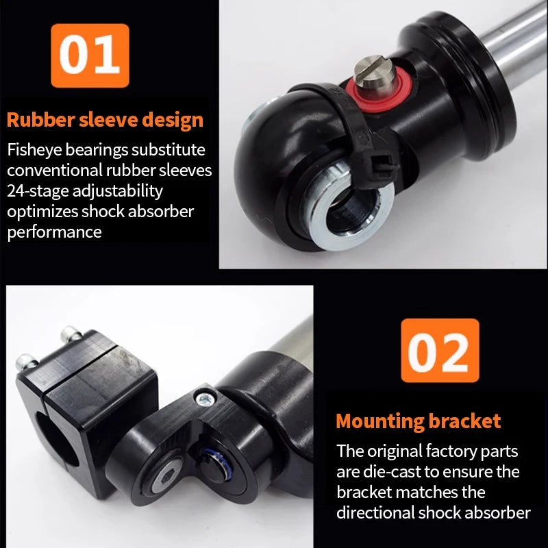 FitsWrangler JKJL LC80 4500 Steering Shock Absorber Center Return Direction Shock Absorption Trailer Hitch Parts Car Accessories 5
