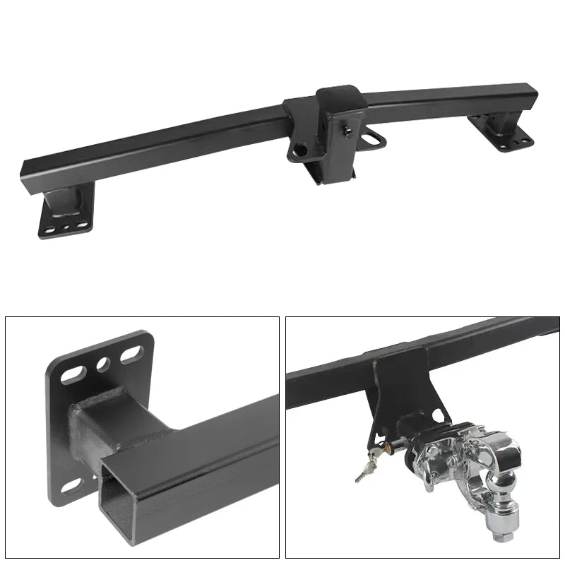 For Porsche Cayenne and Audi Old Q7 Steel Trailer Rear Bumper Coupling Car Tow bar Towing Hook Vehicle Trailer Hitch Accessories 4