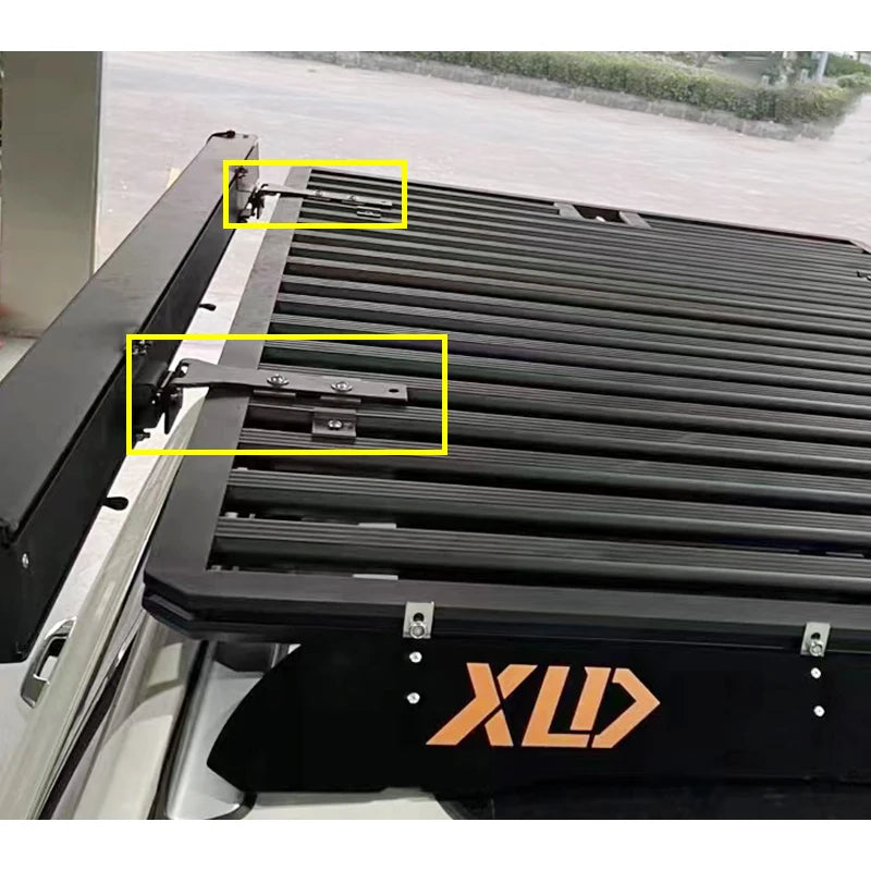 Universal 4x4 Off-Road Steel Car Awning Bracket Roof Rack Awning Mount Tent Bracket for Car Roof Luggage Rack Side Awning Holder 6