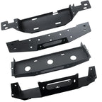 For New JIMNY Steel Front Bumper Winch Tray Bracket Parts Winch Mounting Rack Holder Trailer Hitch Car Winch Cradle Accessories 6