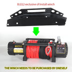 For BJ212 Steel Built-in Original Car Front Bumper Winch Tray Bracket Winch Mounting Rack Holder Frame Trailer Hitch Accessories 6