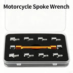 Motorcycle Spoke Wrench Wheel Spoke Adjustment Repair Tire Steel Wire Spanner Universal Wheel Rim Maintenance Tool for Motorbike 1