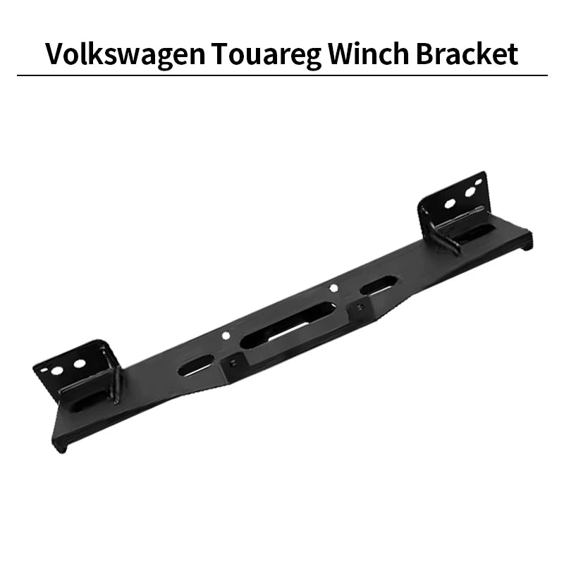 For Volkswagen Touareg Front Bumper Steel Winch Tray Bracket Winch Mounting Rack Holder Trailer Hitch Car Frame Accessories 1