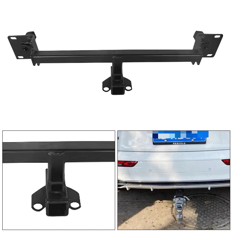 For Audi New Q3 Steel Trailer Rear Bumper Parts Car Tow bar Towing Hook Vehicle Trailer Hitch Accessories Coupling Device 2