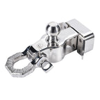 Stainless Steel Shackle Trailer Hook and 85x45mm Screw Hole Spacing Pintle Tow Hook Parts Trailer 50mm Hitch Ball Accessories 1