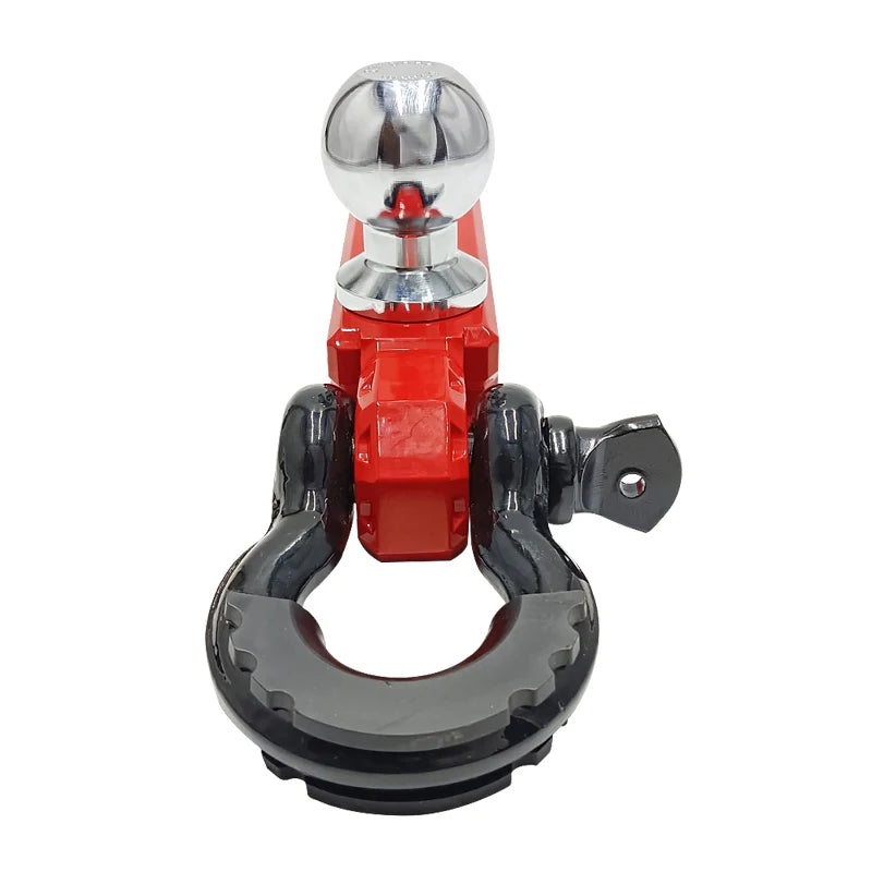 New High Quality Aluminum Alloy Trailer Hook U-shackle Steel 50mm Ball Hitch Off-road Refit Parts Tow Hook Accessories 10000lbs 5