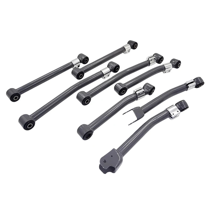 Fits Wranglers JL Adjustable-Length Eight-Short bar Linkage Front and Rear Axle Rod Thrust Rod Trailer Hitch Car Accessories 1