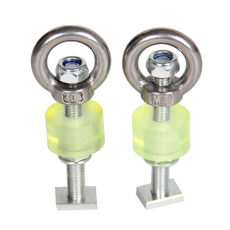 Customized M8 Metric Inch Ring Nut Screw Eye Nuts 304 Stainless Steel Heavy Industrial Bolt for Trailers Circular Ring Design 1