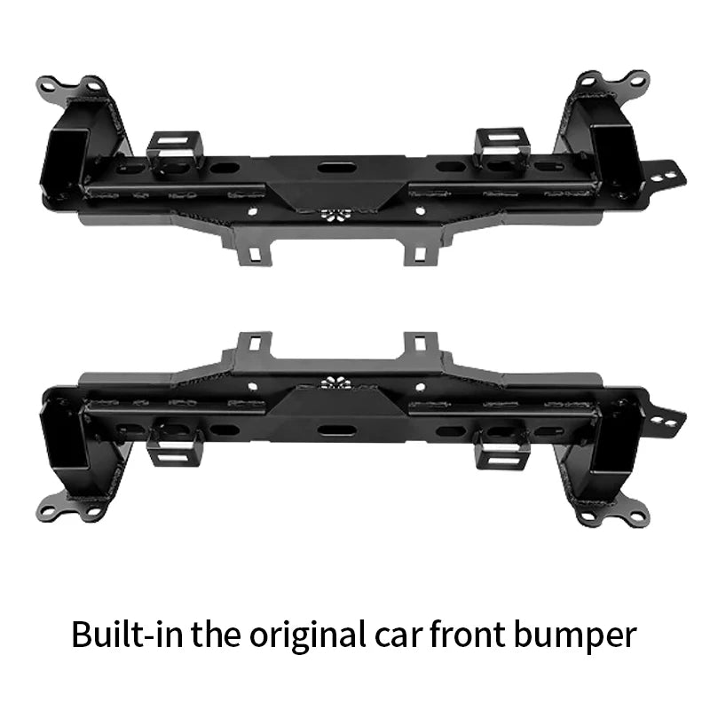 For Leopard 5 Smart Driving Edition Steel Winch Tray Bracket Winch Mounting Rack Holder Winch Cradle Car Frame Accessories Bao5 6