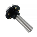 New High Quality Steel 5-114.3 Unbraked Trailer Half Axle Straight Haba Head Wheel Hub Belt Hitch Accessories 1500kg Load 1