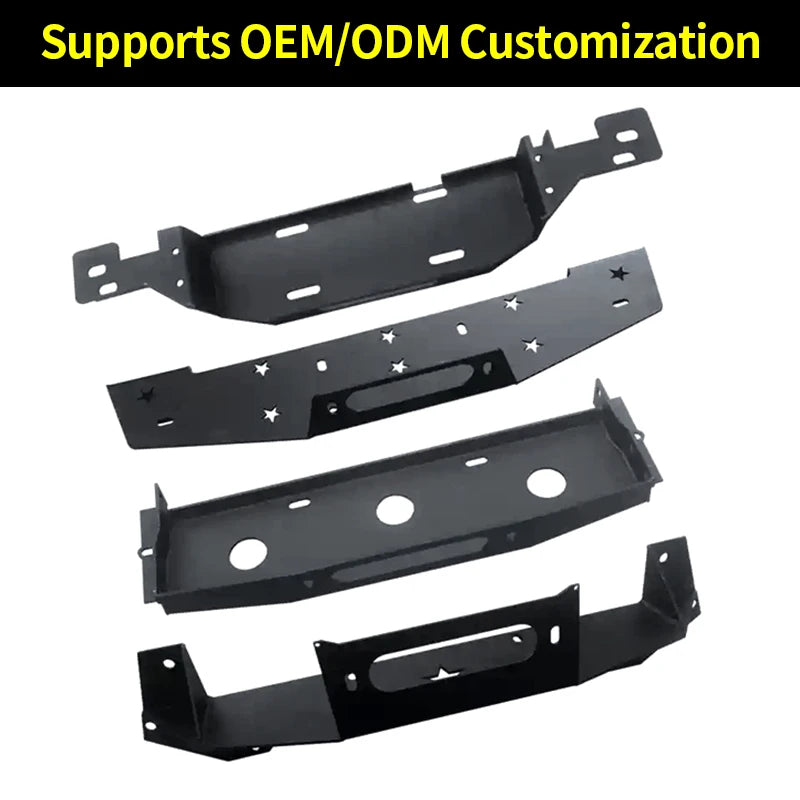 For Mitsubishi Pajero V73 V93 V97 Front Bumper Steel Winch Tray Bracket Winch Frame OEM Refit Parts Trailer Hitch Accessories 4