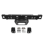 For New BJ212 T01 Steel Front Bumper Winch Tray Bracket Parts Winch Mounting Rack Holder Frame Trailer Hitch Car Accessories 4