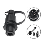 European 3 Pin Trailer Plug and Socket Set Waterproof 3 Pole Socket Connector for Tractor Agricultural Machinery Truck Caravan 4