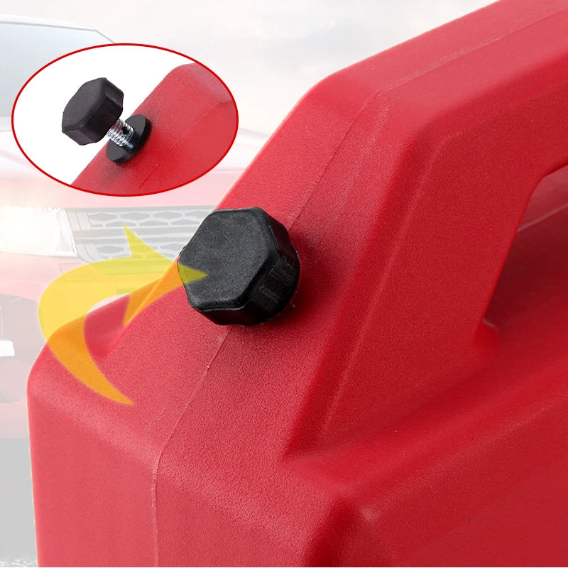 19L Rotomolded Plastic Fuel Tank 5gal HDPE Portable Jerry Can Leak-Proof Outdoor Camping Water Oil Storage Container Water Tank 5