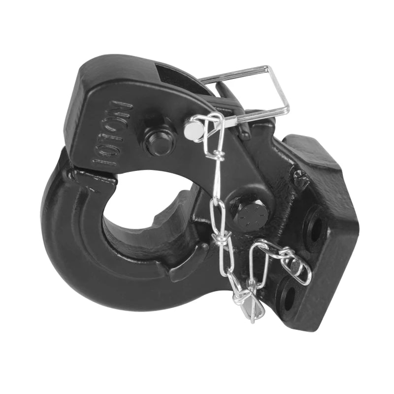 Hot Sale High Quality Forging Trailer Hitch 10T Steel Tow Hook Fits 85x45mm Install Hole Receiver Pintle Tow Hook Accessories 2