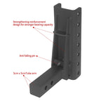 Adjustable 14" Trailer Arms 15000lbs Tri Ball Trailer Hitch Device Dragging Multiple Sizes Available-Tow Hook Parts Accessories 3