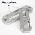 10 Inch Hawse Fairlead Winch Guide and Winch Hook Trailer Hitch Forged Magnetic Winch Hook Parts Off-road Refit Car Accessories 2