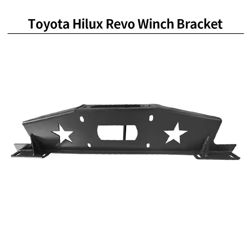 For Toyota Hilux Revo Steel Winch Tray Bracket Parts Winch Mounting Rack Holder Trailer Hitch Car Winch Cradle Accessories Frame 1