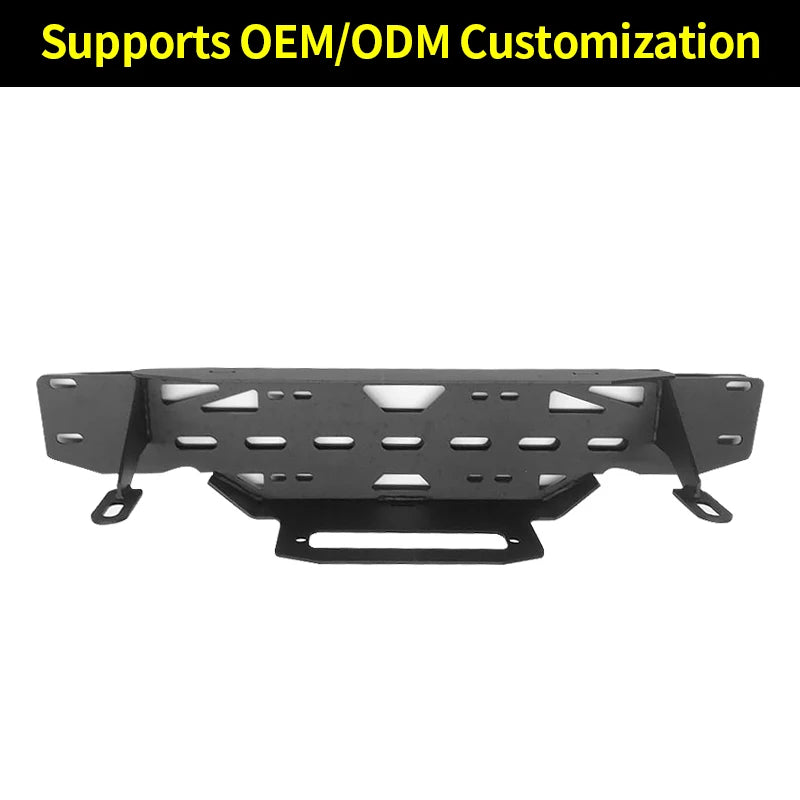 Front Bumper Steel Winch Tray Bracket for Ford F150 Raptor 3.5T Raptor 6.2L Winch Frame Mounting Rack Holder Trailer Hitch Parts 4