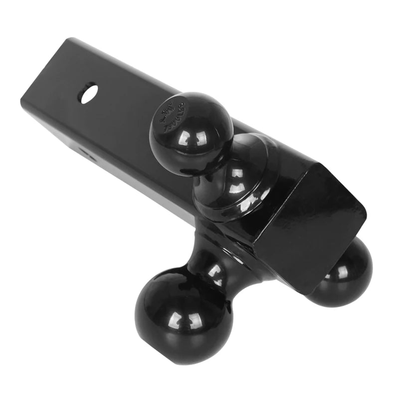 New Heavy Duty Steel Black 2-1/2inch Trailer Arm Tri Ball Hitch for GMC Sierra 2500 18500LBS Load Capacity 4