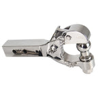 Stainless Steel Cast Battle axe Trailer Hook 5cm X 5cm Tube Arm Parts Off-road Refit Trailer Hitch Car Tow Hook Accessories 6