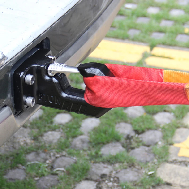 85x45mm Install Base Hole Forging Trailer Hitch Have 8ton Load Tow Hook Refit Parts Off-road Towing Accessories 6
