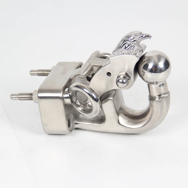 Eagle Head Mask Stainless Steel Towing Hook for LX570 Car Trailer Hitch Camp Trailer Car Accessories 4x4 Offroad Refit Parts 5