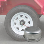 New High Quality Brand Metal RV Trailer Axle Dust Cover Galvanized Surface for Retrofit/Upgrade 2