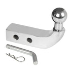 2" Solid Electroplating 17000lbs Trailer Ball Arm Offroad Refit Parts Towing Hook Trailer Hitch Camp Trailer Car Accessories 1