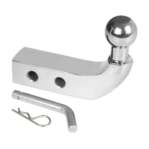 2" Solid Electroplating 17000lbs Trailer Ball Arm Offroad Refit Parts Towing Hook Trailer Hitch Camp Trailer Car Accessories 1