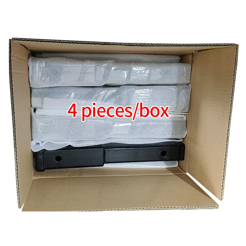 2 Inch Hitch Receiver Extension Square Tube Heavy Duty Trailer Towing Extender for Rear Bumper Bike Rack Cargo Carrier Accessory 4