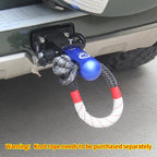 20Ton 2 Inch Shackle Hitch Arm Receiver Towing Trailer Aluminum Alloy Forged Trailer Arm Trailer Hitch Camp Trailer Accessories 6