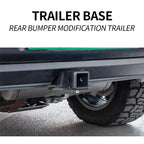 Trailer Hitch Receiver Parts for MHERO II M817 Trailer Steel Rear Bumper Tow Hook Off-Road Recovery Base 4x4 Towing Accessories 3