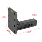 Adjustable Height and Detachable Trailer Ring Fits Rear Bumper 2inch Receiver Trailer Hitch Camp Trailer Car Accessories 4