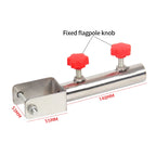 Universal Stainless Steel Flagpole Bracket for Cars Installed on Trailer Arm-for Trailer Parts &Trailer Hitch Car Accessories 2