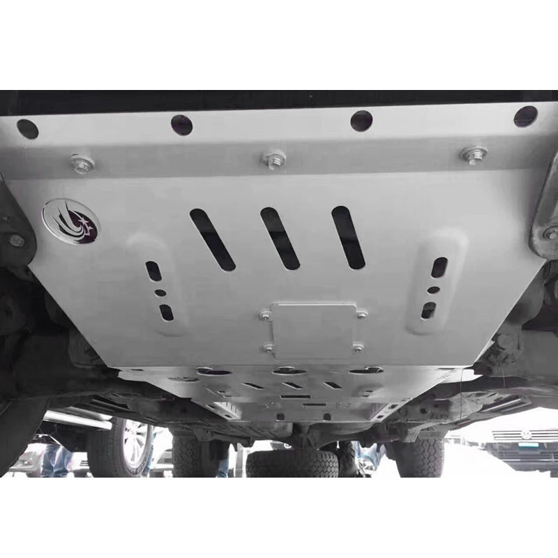 For Nissan Patrol Y62 Skid Plate Accessories Heavy Duty Steel Chassis Armor Off-Road Underbody Guard Engine Protection Plate 6