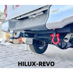 For Hilux 2015-2024 REVO Steel Trailer Rear Bumper Parts Revo Car Tow bar Towing Hook Vehicle Trailer Hitch Accessories Caravan 5