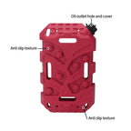 7L Oil Jerry Can Sand Traction Board Fuel Tank 2-in-1 Off-Road Towing Escape Spare Gasoline Canister Emergency Boards Water tank 4