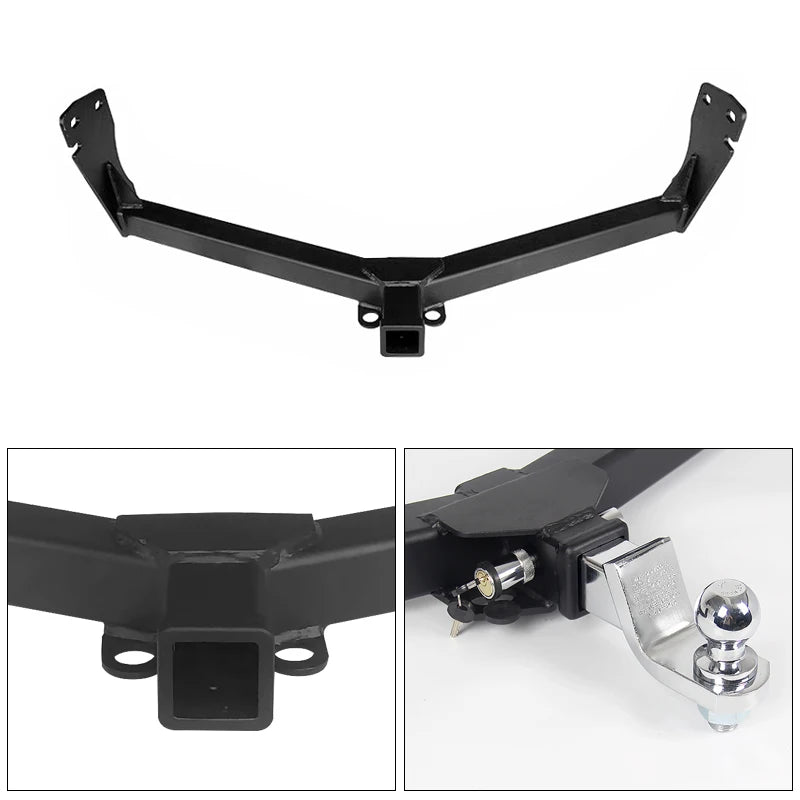 For Maxus T60 T70 D90 Steel Trailer Rear Bumper Parts Car Tow bar Towing Hook Vehicle Trailer Hitch Accessories Coupling Caravan 2