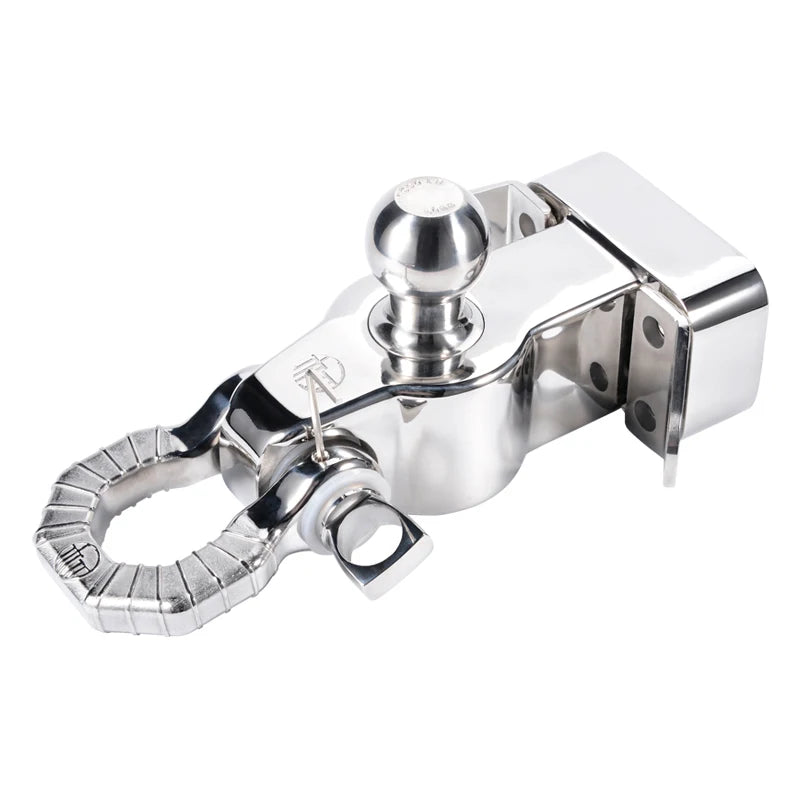 Fits Patrol Stainless Steel Trailer Hook With U Shackle 85mm X 45mm Install Hole Trailer Hitch Camp Trailer Car Accessories 1