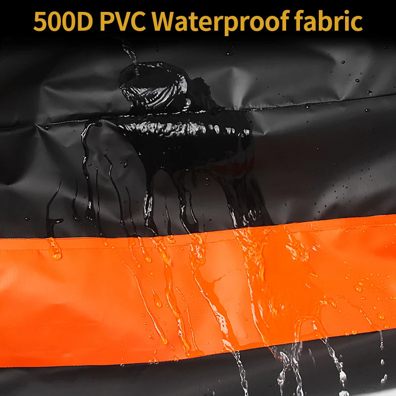 High-Capacity 500D PVC Waterproof Roof Carrier Bag Large 750L Car Rooftop Cargo for Trailer Parts & Accessories 6
