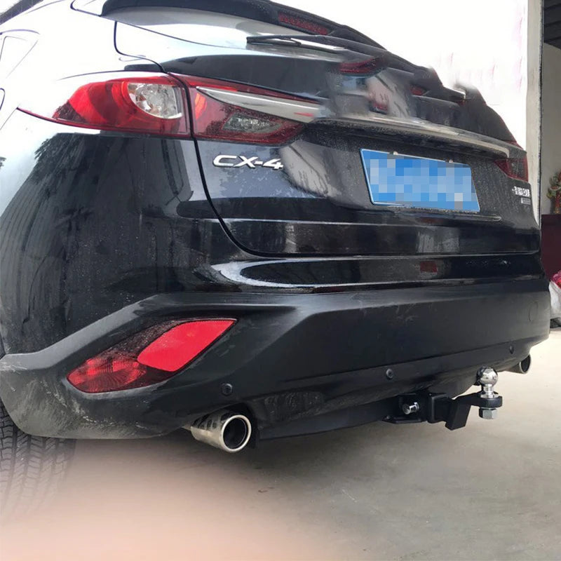 For Mazda CX4 Steel Rear Bumper Offroad Car Tow bar Refit Hitch Parts Towing Hook Vehicle Caravan Trailer Hitch Accessories 3