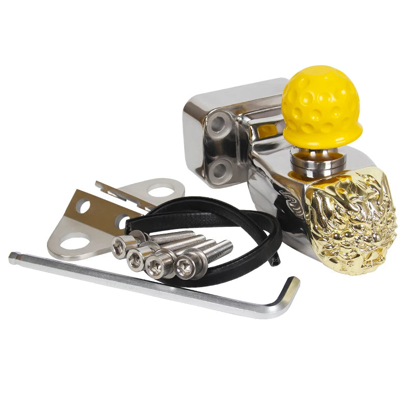 Large Stainless Steel Tow Hook With Dragon Mask Patrol RV Yacht Tow Hook for Strong Towing Force Trailer Parts & Accessories 3
