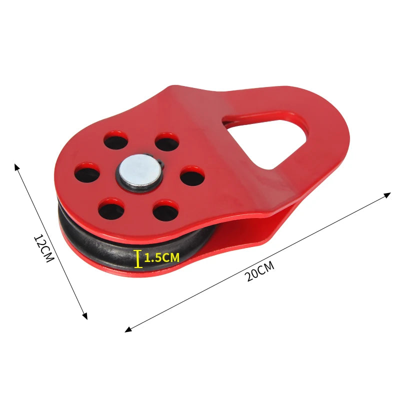 Heavy Duty Forged 17600lbs Pulley Winch Snatch Block Parts 4x4 Off-Road Recovery Towing Pulley Trailer Hitch Car Accessories 5