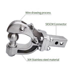 For LC300 LX600 Land Cruiser 304 Stainless Steel Trailer Hook Match 2inch Receiver Parts Trailer Hitch Camping Car Accessories 2