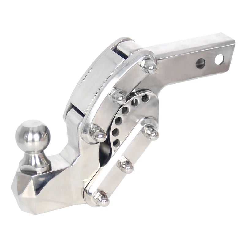 Stainless Steel Adjustable 5X5 CM Quick Insertion Square Tube Arm Trailer Hitch Off--road Refit Parts Tow Hook Car Accessories 4
