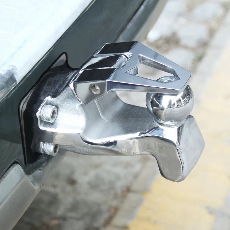 85*45mm Install Hole Forged Towing Hook With 8000LBS 2inch Trailer Ball Off Road Trailer Hitch Camp Trailer Accessories 6