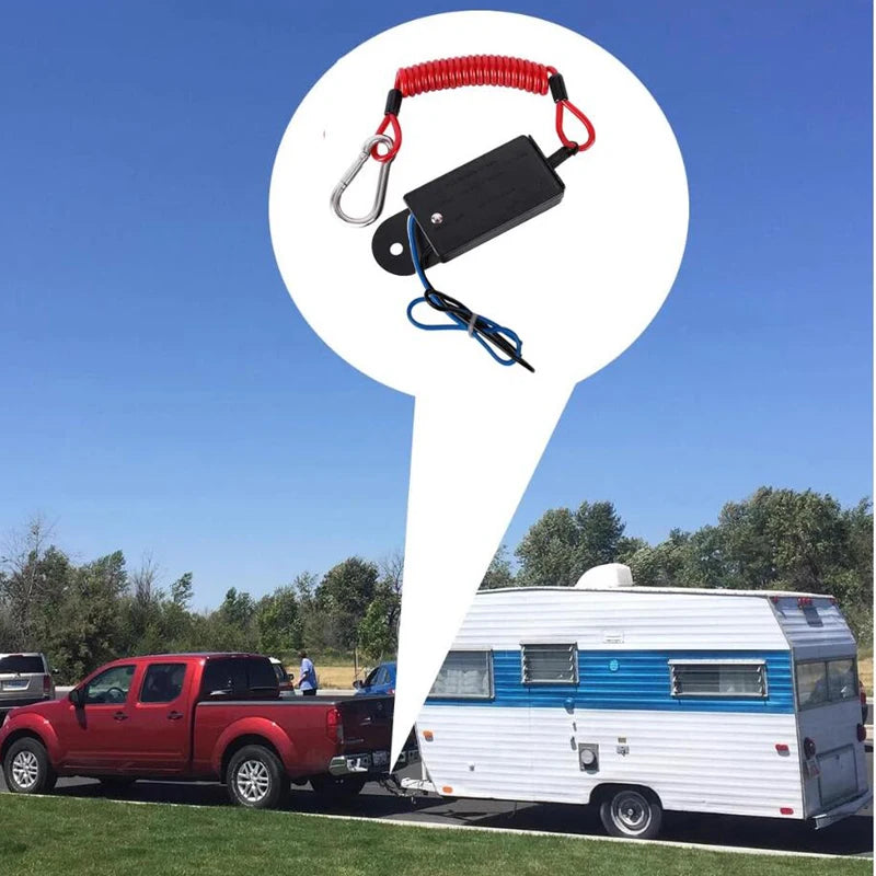 Trailer Electromagnetic Brake Protector Safety Controller Switch Trailer Hitch Parts 6